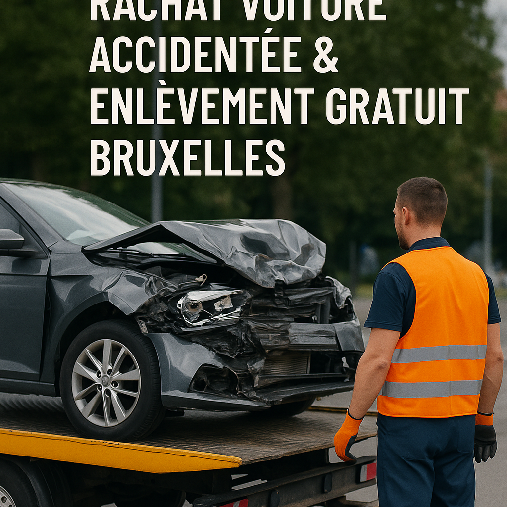 Logo d'un épaviste à Bruxelles offrant rachat voiture accidentée et enlèvement épave gratuit à Uccle.